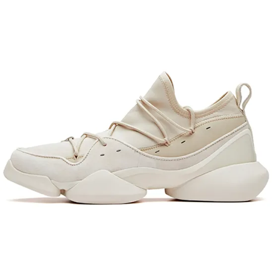 ANTA Basketball Collection Basketball Shoes Men Low-Top Oat Gray/Oat White