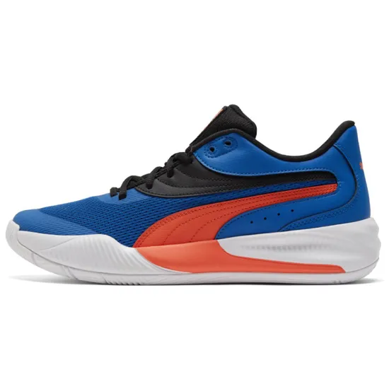 PUMA Triple Basketball Shoes Unisex Low-top Blue/Orange/White