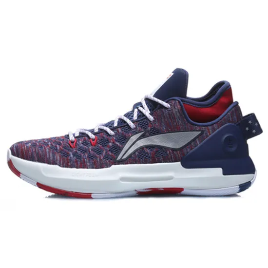 LINING YuShuai 13 Basketball Shoes Men Low-Top Blue