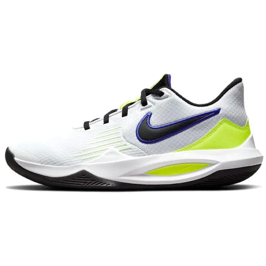 Nike Precision 5 White Barely Volt
