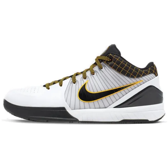 Nike Kobe 4 Protro White Black Del Sol