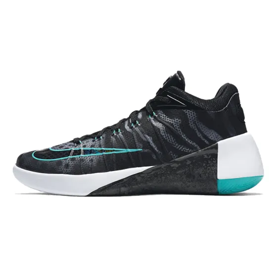 Nike Hyperdunk 2015 Basketball Shoes Men Mid-top Black/Green