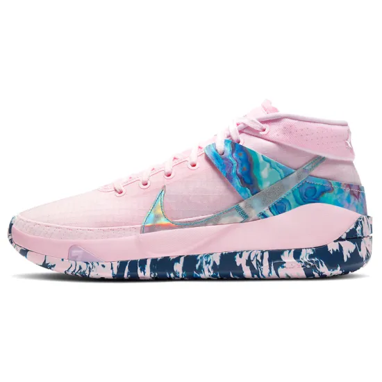 Nike KD 13 Basketball Shoes Unisex Mid-top Powder