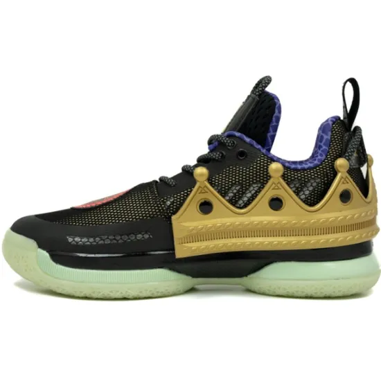 LINING WOW 7 Basketball Shoes Men Mid-Top Black