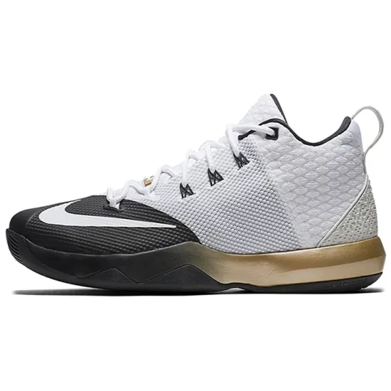Nike Ambassador 9 Basketball Shoes Men Mid-top White/Black/Gold