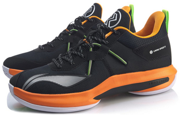 Li Ning Speed 6 Cushioning Slip Resistant Cushioning Slip Resistant Low top Basketball Shoes Men’s Black