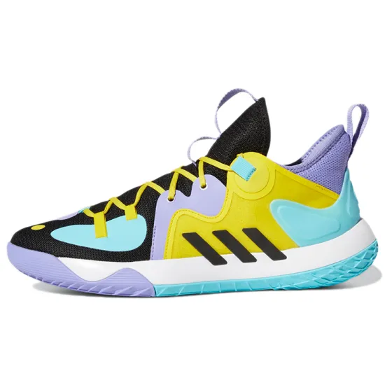 adidas Harden Stepback 2 Basketball Shoes Men Low-top Black/purple/yellow