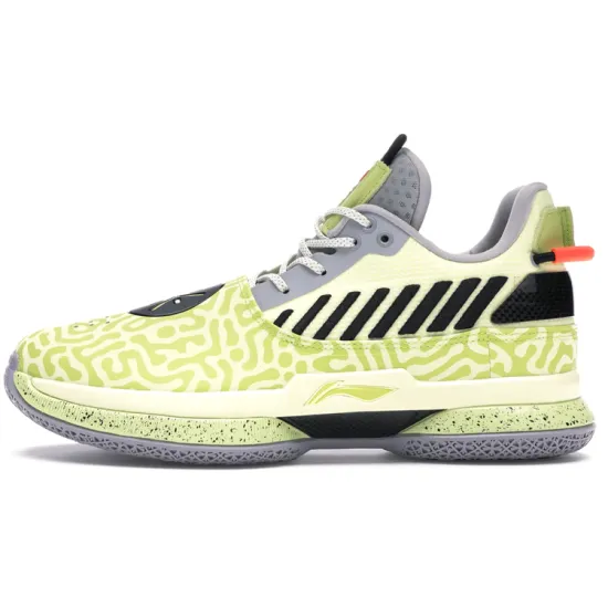 LINING WOW 7 Basketball Shoes Men Low-Top Green