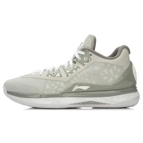 LINING WOW 4 Basketball Shoes Unisex Mid-Top Gray