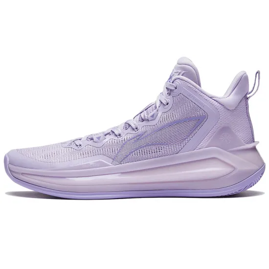 LINING Liren 3 Basketball Shoes Men Mid-Top Lilac