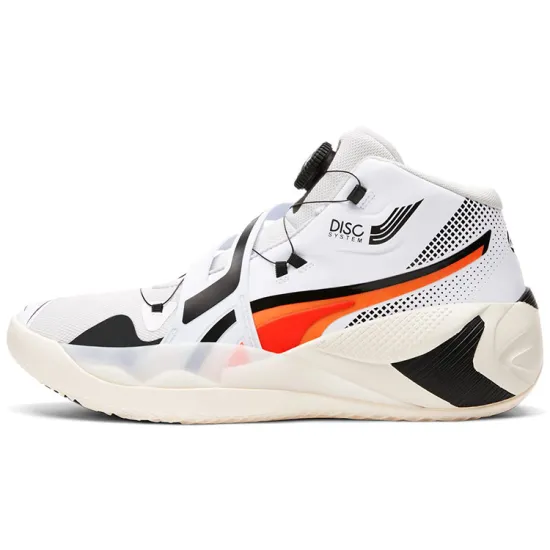 PUMA Disc Rebirth White Fiery Coral
