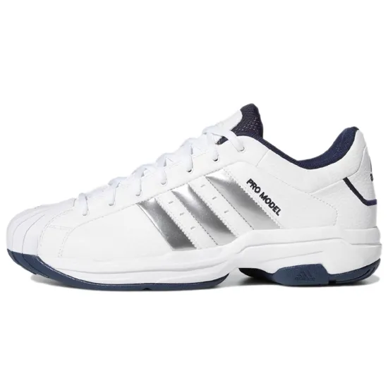 adidas PRO Model 2G Basketball Shoes Unisex Low-top White