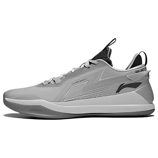 LINING Flash 2.0 Basketball Shoes Men Low-Top Gray