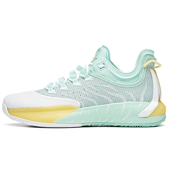 ANTA GH1 Basketball Shoes Men Low-Top White/Green/Yellow
