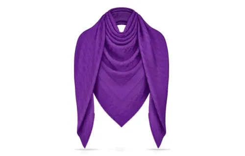 DIOR Knit Scarves Women's Purple