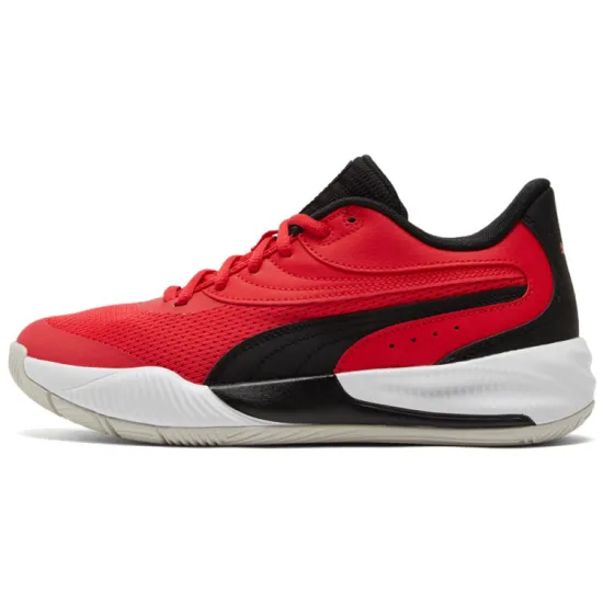 PUMA Triple Basketball Shoes Unisex Low-top Red/Black