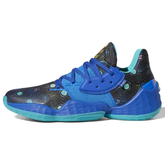 Adidas Harden Vol. 4 Basketball Shoes Men Low-top Blue