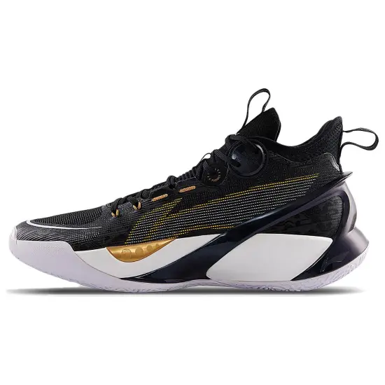 LINING SONIC 10 Ultra Basketball Shoes Men Mid-Top Black