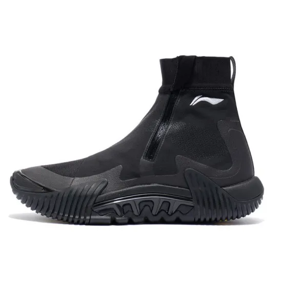 LINING Badfive 2 Basketball Shoes Men High-Top Black