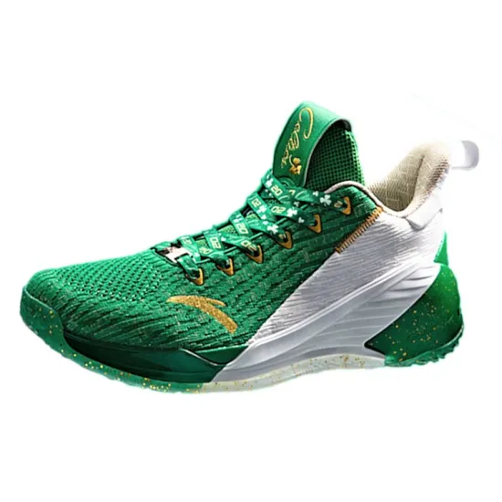ANTA KT4 Basketball Shoes Men Low-Top Green