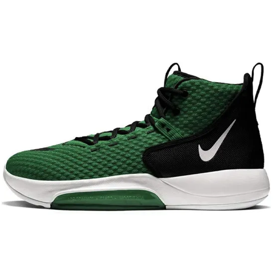 Nike Zoom Rize 1 Basketball Shoes Men High-top Black/Green