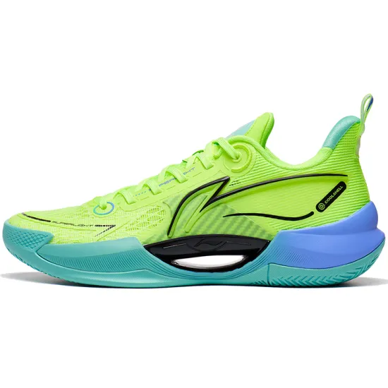 LINING Super Light V2 Basketball Shoes Men Low-Top Green