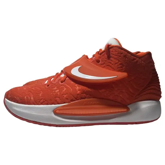 Nike KD 14 Basketball Shoes Men Mid-top Chalk White/Core Black/Semi Impact Orange