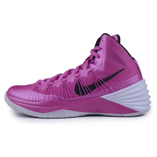 Nike Hyperdunk 2013 Basketball Shoes Men Mid-top Pink/White/Black