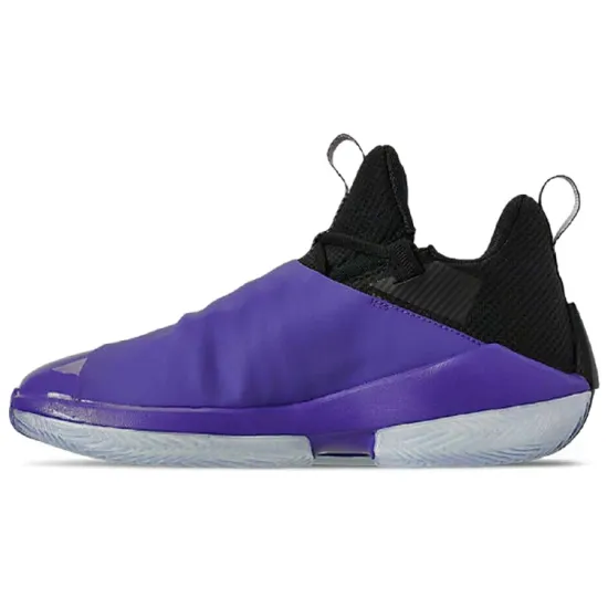 Jordan Jumpman Hustle Basketball Shoes Unisex Mid-top Purple/Black