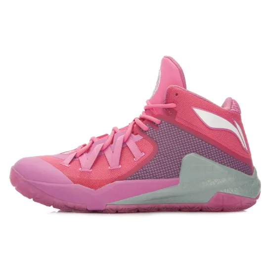 LINING All In Team 3 Basketball Shoes Unisex High-Top Camellia Pink