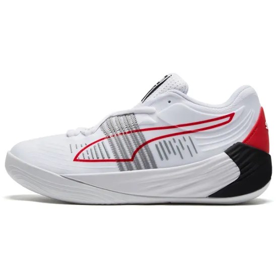 Puma Fusion Nitro White High Risk Red