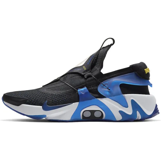 Nike Adapt Huarache Black Racer Blue UK Charger