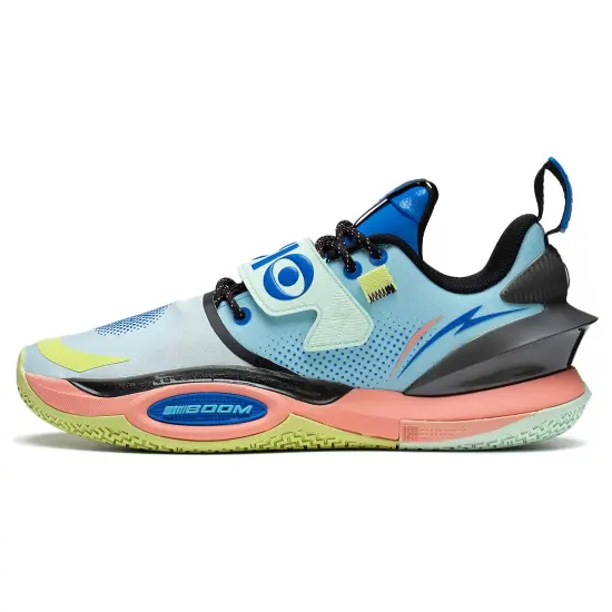 LINING All City 10 V2 Basketball Shoes Men Low-Top Blue