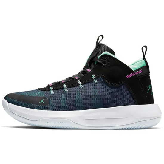 Jordan Jumpman 2020 Basketball Shoes Men Mid-top Blue/white/green/black