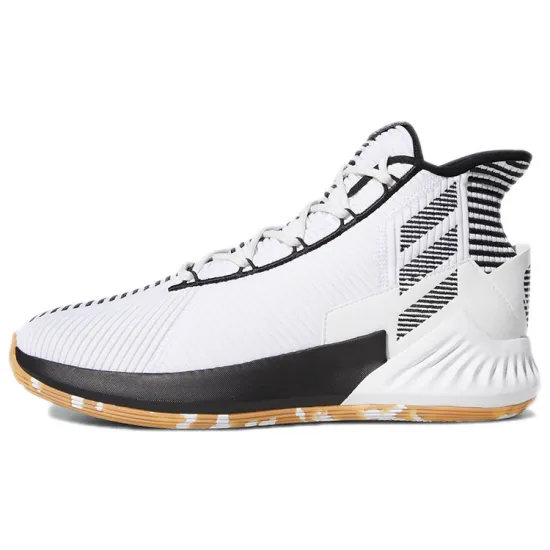 Adidas D Rose 9 Basketball Shoes Men Mid-top White/Black