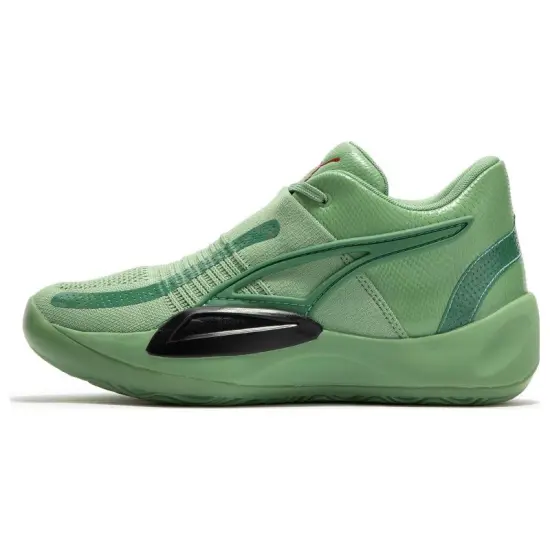 PUMA Rise Basketball Shoes Men Mid-top Cyan