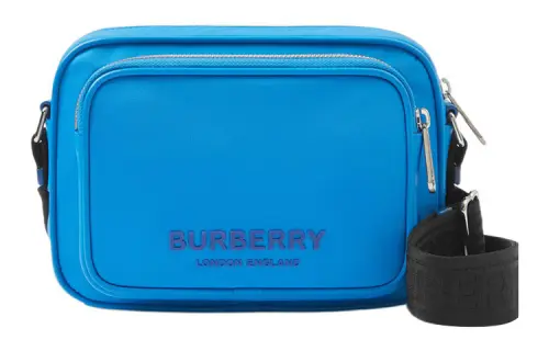 Burberry Leather Shoulder Bag, Crossbody Bag Regular Men's Blue