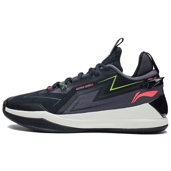 LINING Flash 2.0 Basketball Shoes Men Mid-Top Black