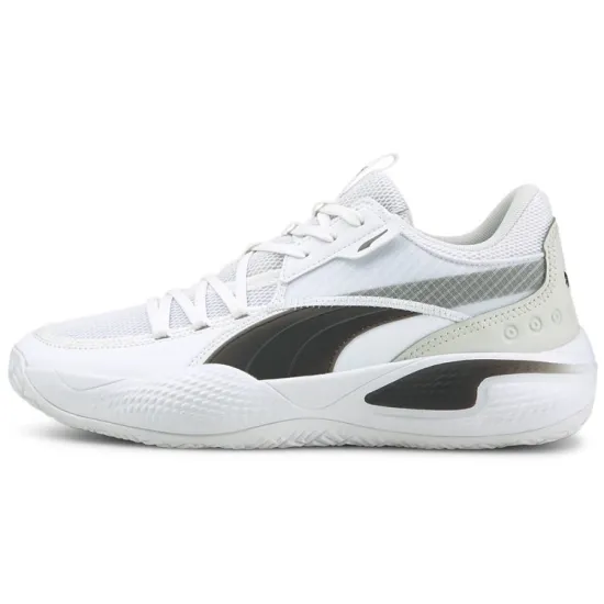 Puma Court Rider 1.0 Basketball Shoes Men Low-top White/Black