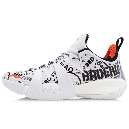 LINING Badfive 1 Basketball Shoes Men Mid-Top Standard White