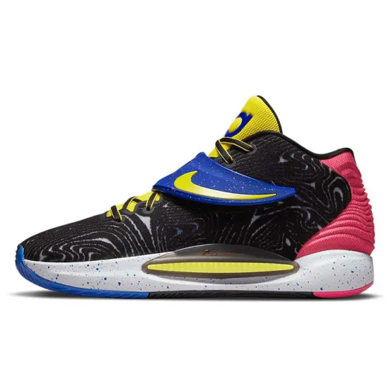 Nike KD 14 Basketball Shoes Unisex Mid-top Blue/Black/Red