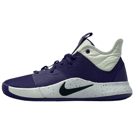 Nike PG 3 Basketball Shoes Men Low-top White/purple