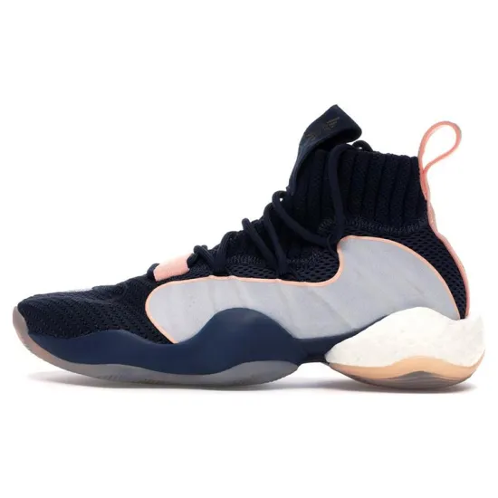 Adidas Crazy BYW X Collegiate Navy Clear Orange