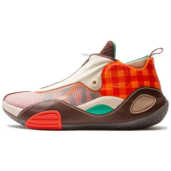 LiNing All City 8 Way Of Wade Invincible Destroyer Wear Resistant Mid Top Performance Basketball Shoes Men's Orange