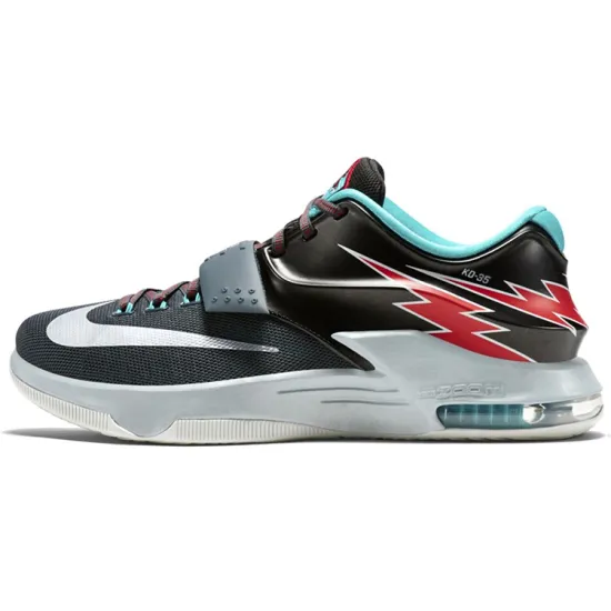 Nike KD 7 Basketball Shoes Men Low-top Gray/Red