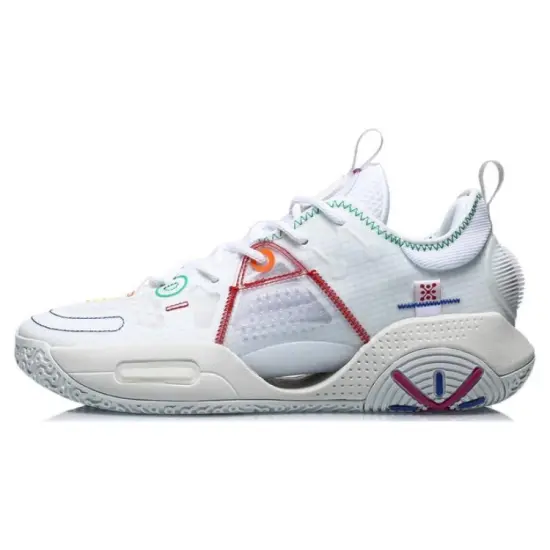 LINING All City 9 V1.5 Basketball Shoes Men Low-Top White