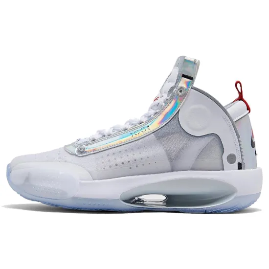 Jordan XXXIV White Metallic Silver