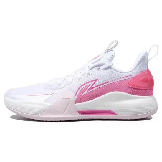 LiNing Speed 7 Low Top Basketball Shoes Men's Camellia Pink