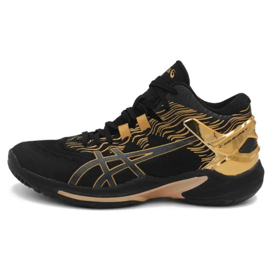 Asics Gel-Burst 25 Basketball Shoes Men Mid-top Black/Gold