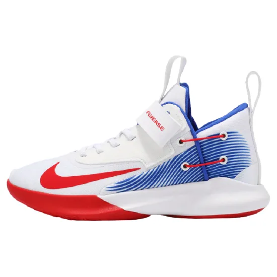 Nike Precision 4Flyease White Red/Blue Domestic Edition